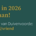 Hoogstederlezing; gewijzigd programma 11december 2025